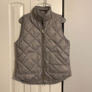 JCrew Gray Womens Vest, Size S